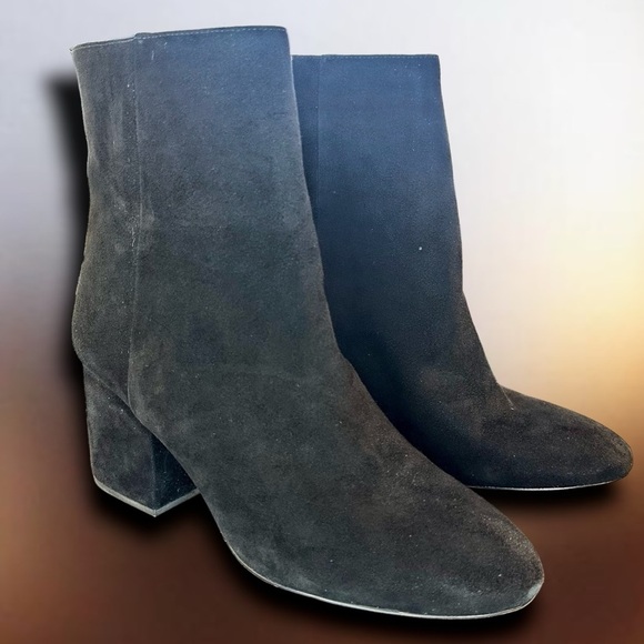 J. Crew Black Suede 'Sadie' Ankle Boots Size 9.5 ASO Duchess Meghan Markle - Picture 11 of 16